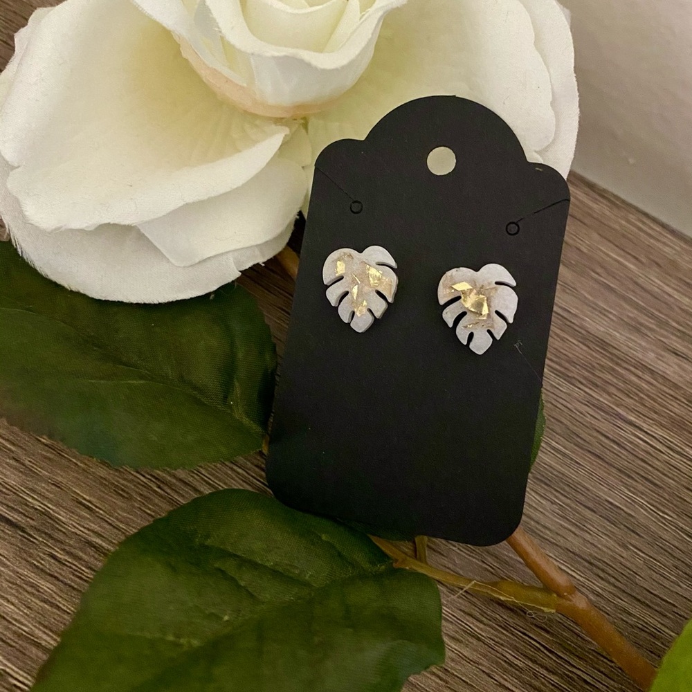 Handmade Leaf Earrings